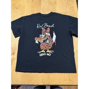 Bloody Sunday Shirt Bloody Sunday Rat Beach Rare Medium Black